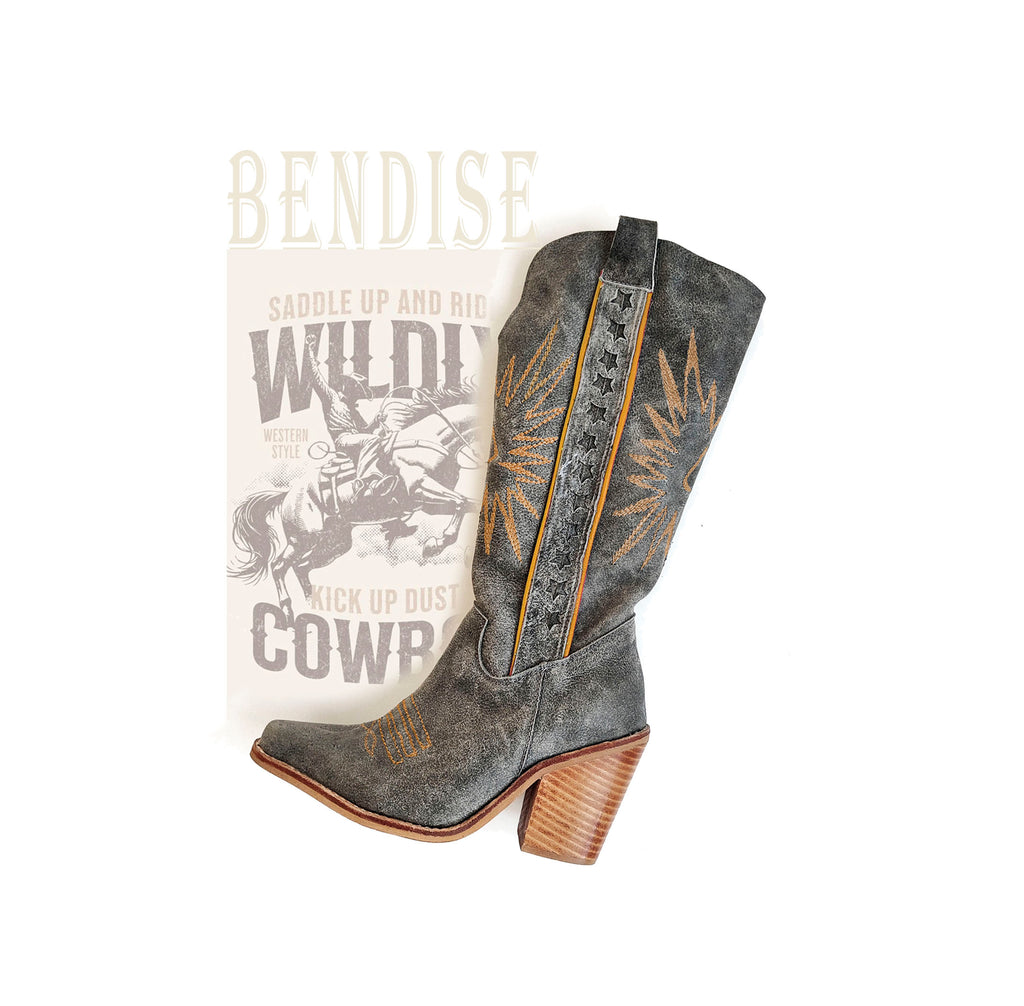 Botas Wild | Cuero Gris Envejecido | Personalizables
