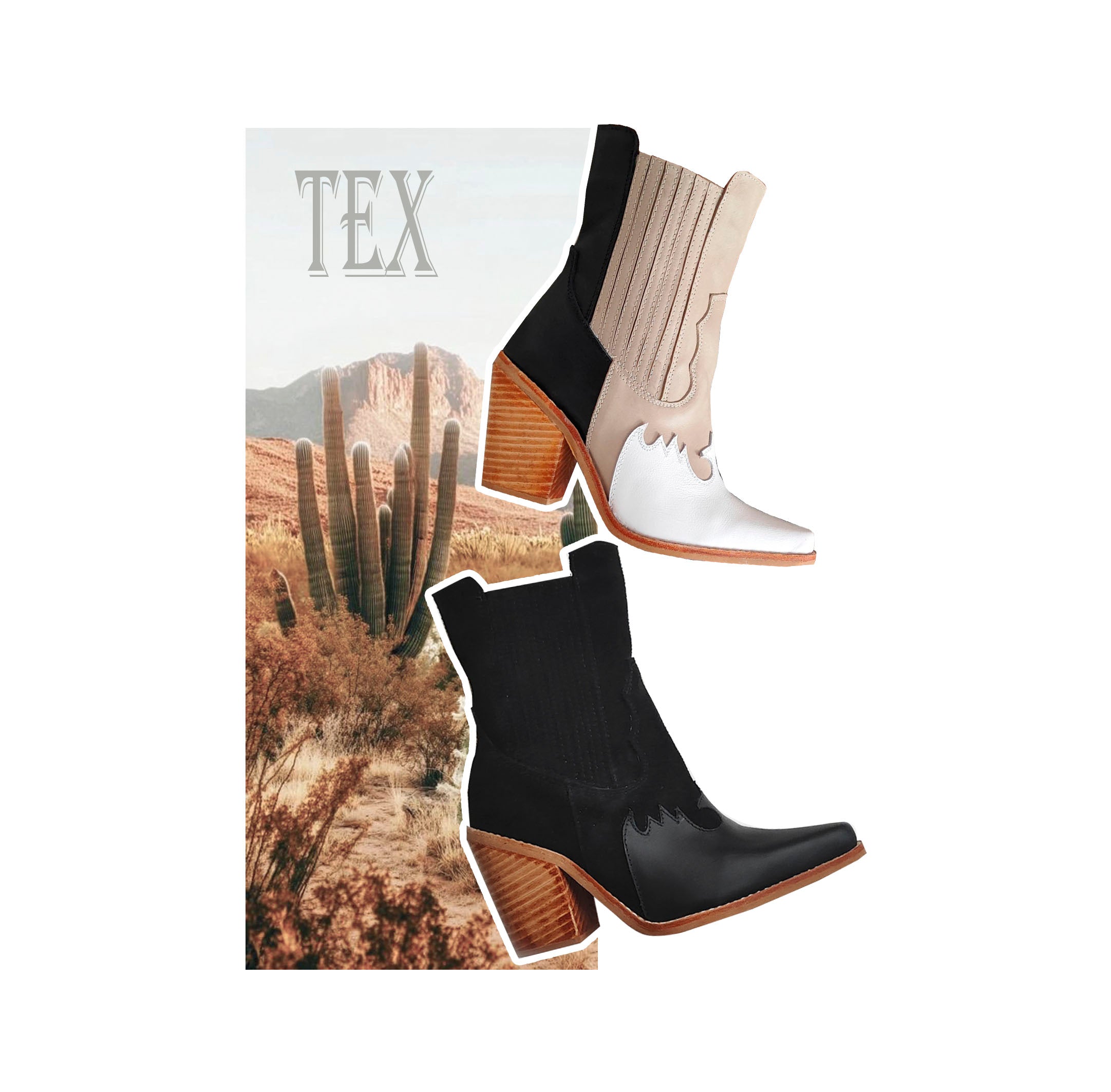 Botines Tres Cortes - Personalizables