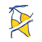 Bikini conjunto Bicolor amarillo