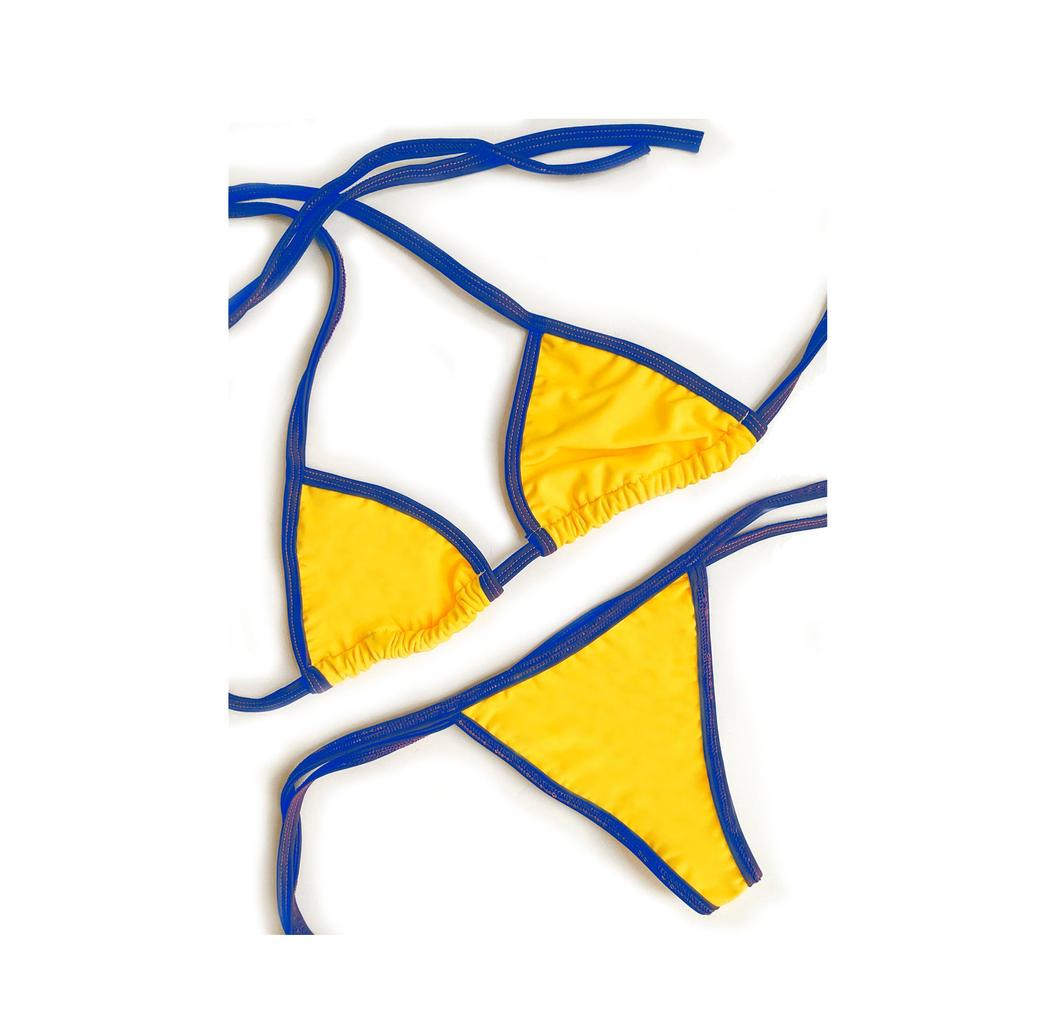 Bikini conjunto Bicolor amarillo