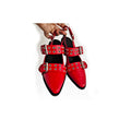 Zapato Horma en Punta Cuero Rojo