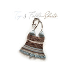 Top & Falda Short Crochet