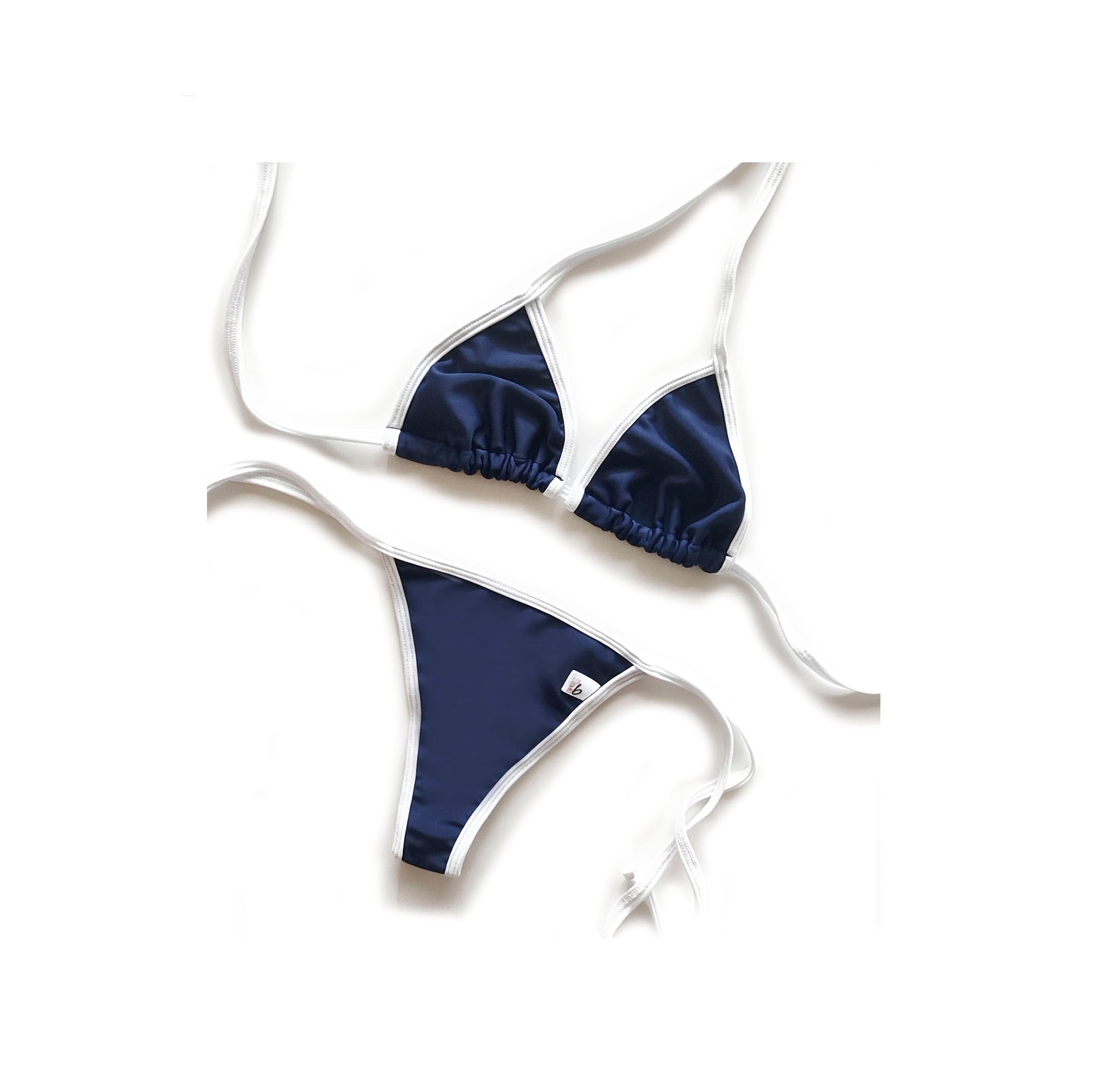 Bikini conjunto Bicolor Azul Marino
