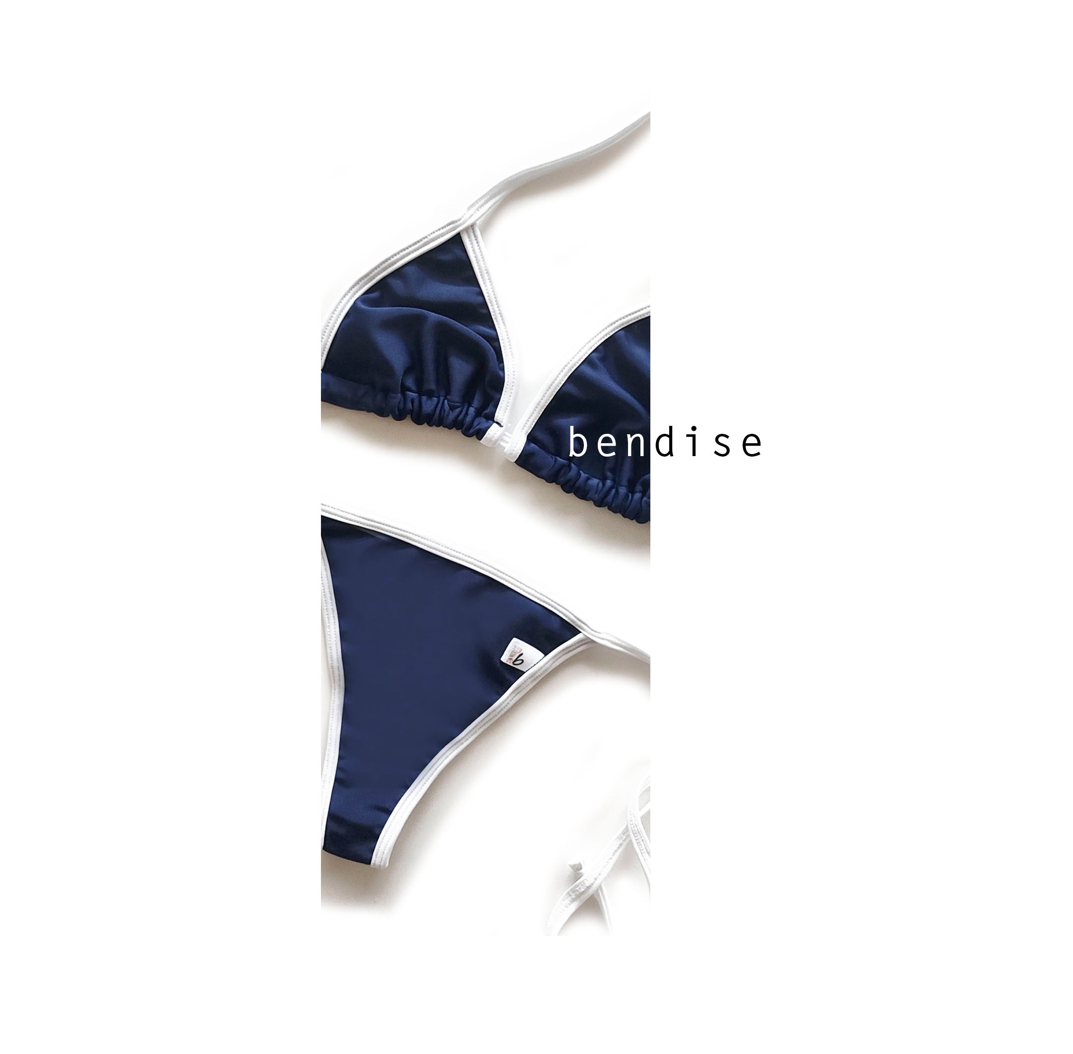 Bikini conjunto Bicolor Azul Marino