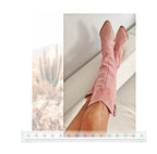 Botas Caña Alta - Reno Rosa