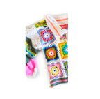 Chaleco Crochet Manga Larga Multicolor