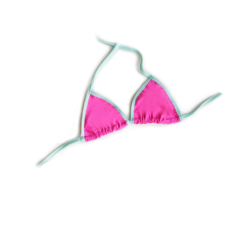 Top Bikini Bicolor Triángulo | Personalizable