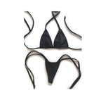 Nuevo! Bikini Conjunto Negro ajustable