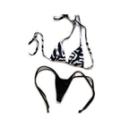 Nuevo! Bikini Conjunto Cebra ajustable