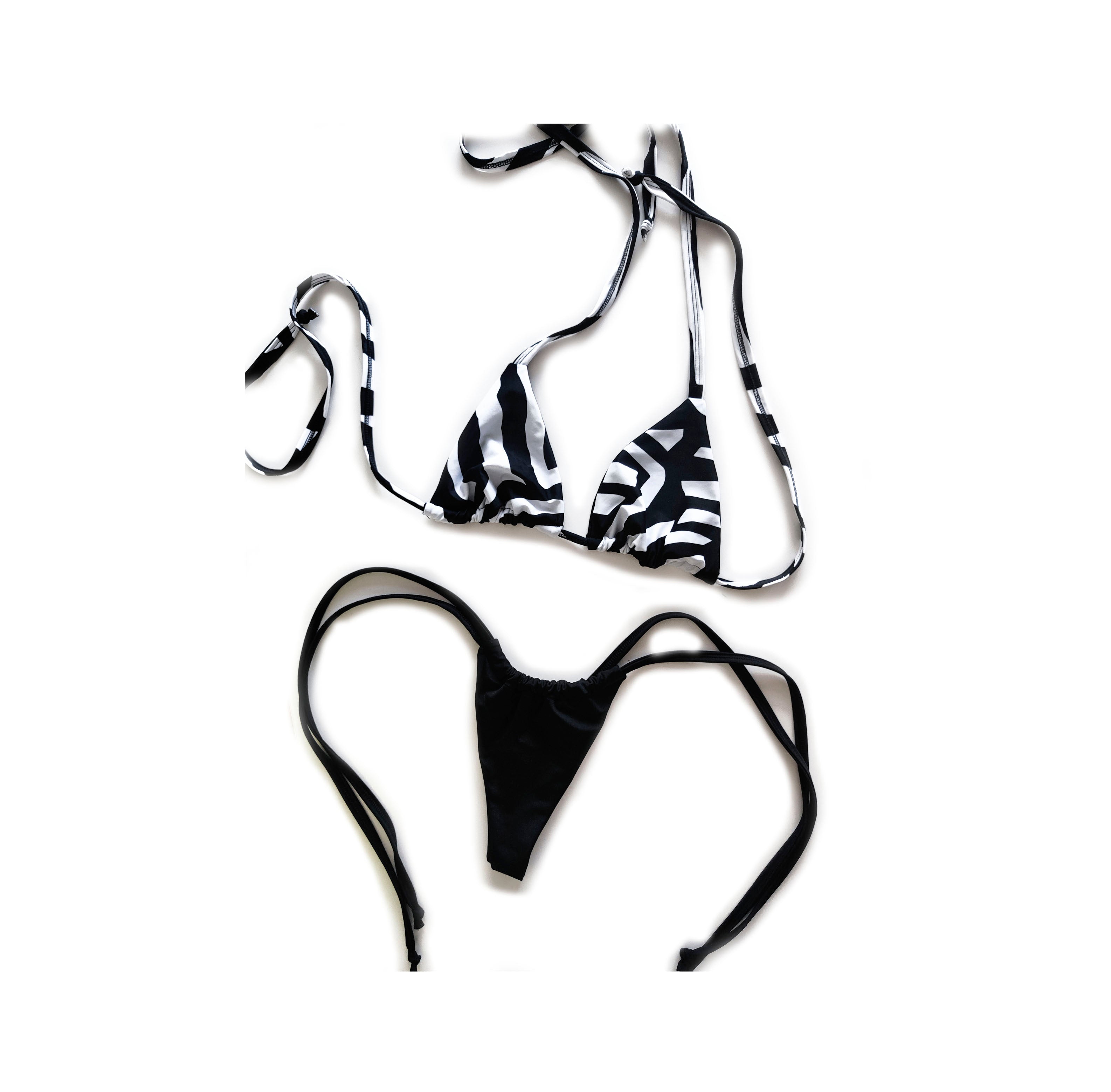 Nuevo! Bikini Conjunto Cebra ajustable
