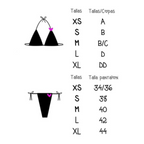 Nuevo! Bikini Conjunto Chocolate con Blanco