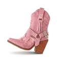 Botines Correa Removible - Reno Rosa