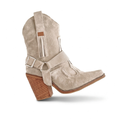 Botines Correa Removible - Reno Marfil