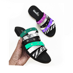 Sandalias con Correas de Cuero