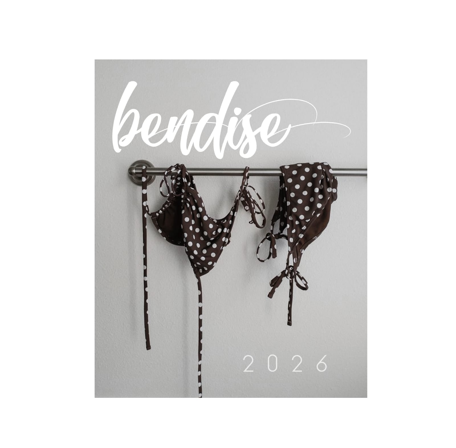 Nuevo! Bikini Conjunto Chocolate con Puntos Blancos