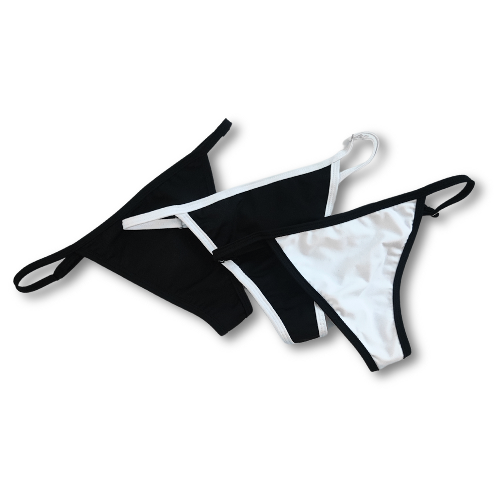 Bottom Bikini  Bicolor Recto Ajustable| Personalizable