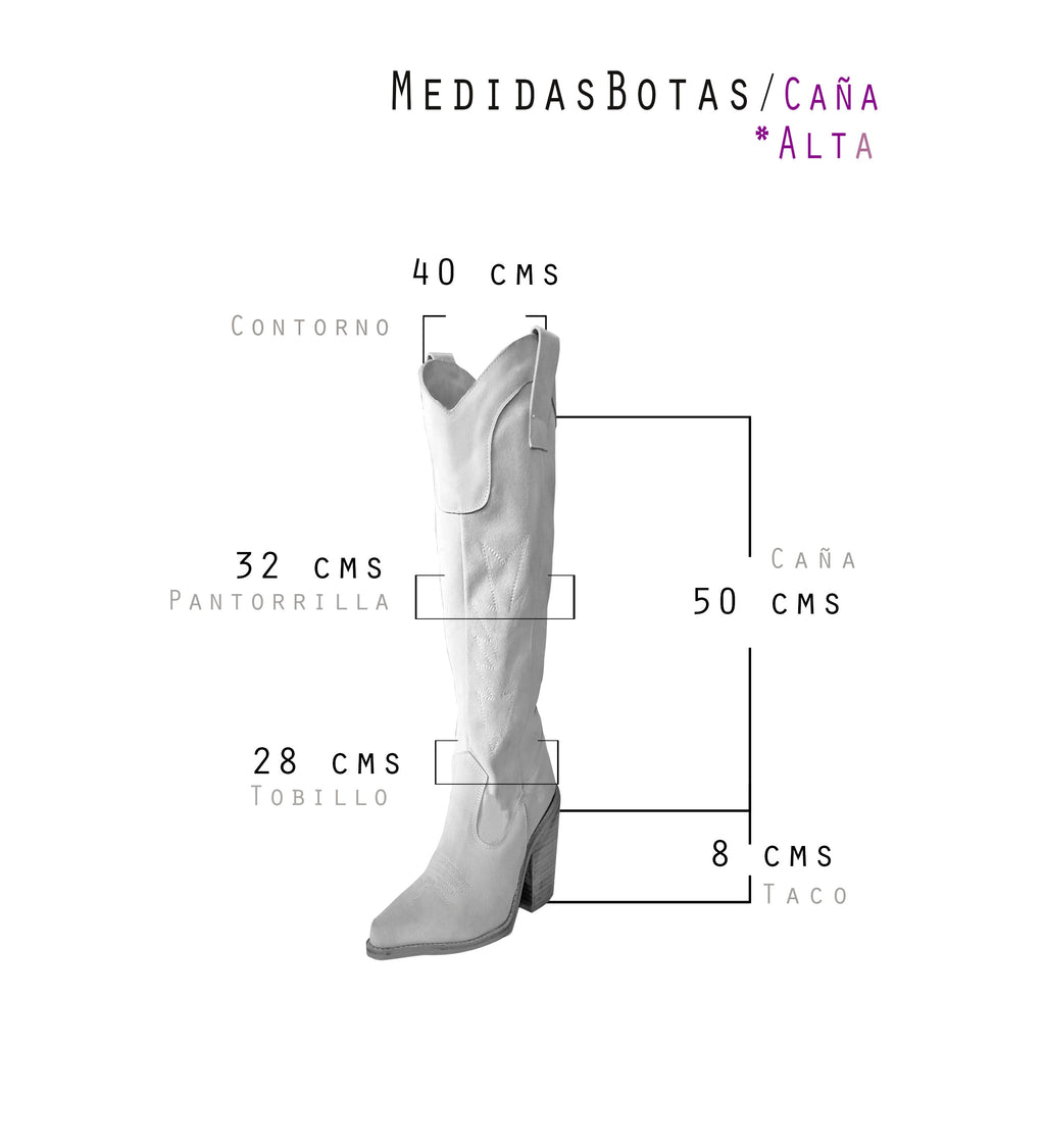 Botas Caña Alta - Cuero Camel